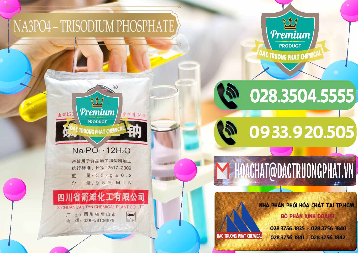 Cung cấp & bán Na3PO4 – Trisodium Phosphate Trung Quốc China JT - 0102 - Chuyên kinh doanh ( cung cấp ) hóa chất tại TP.HCM - hoachatmientay.vn