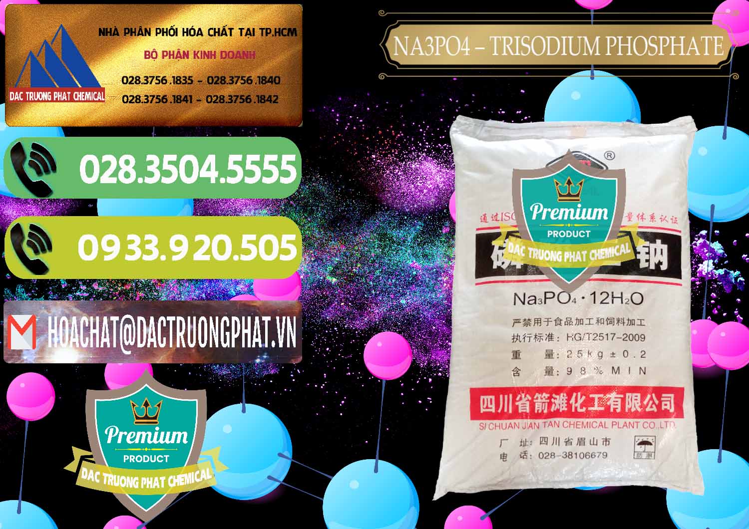 Nơi bán & cung cấp Na3PO4 – Trisodium Phosphate Trung Quốc China JT - 0102 - Cty bán - phân phối hóa chất tại TP.HCM - hoachatmientay.vn