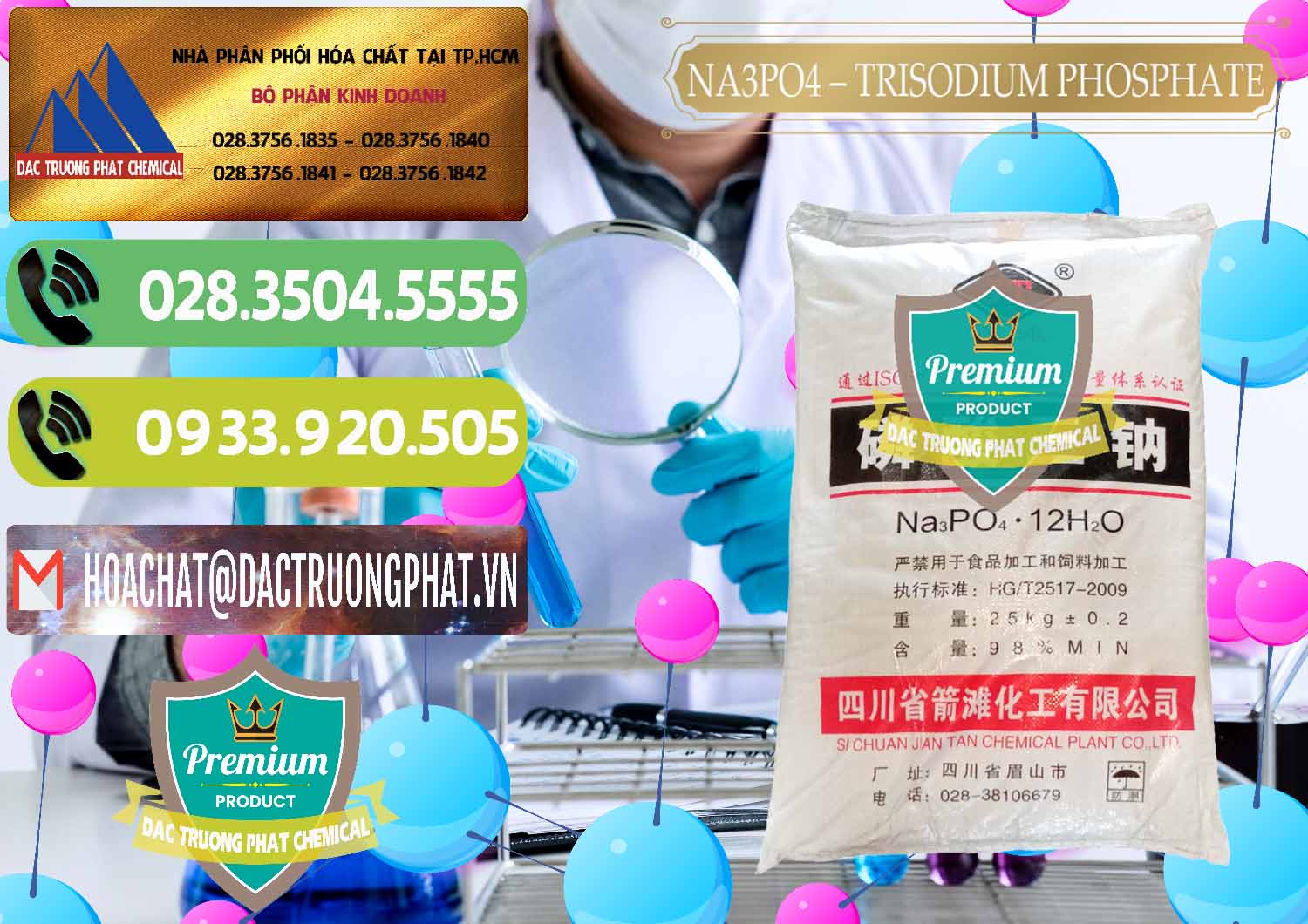 Nơi chuyên bán và phân phối Na3PO4 – Trisodium Phosphate Trung Quốc China JT - 0102 - Cty phân phối & cung cấp hóa chất tại TP.HCM - hoachatmientay.vn