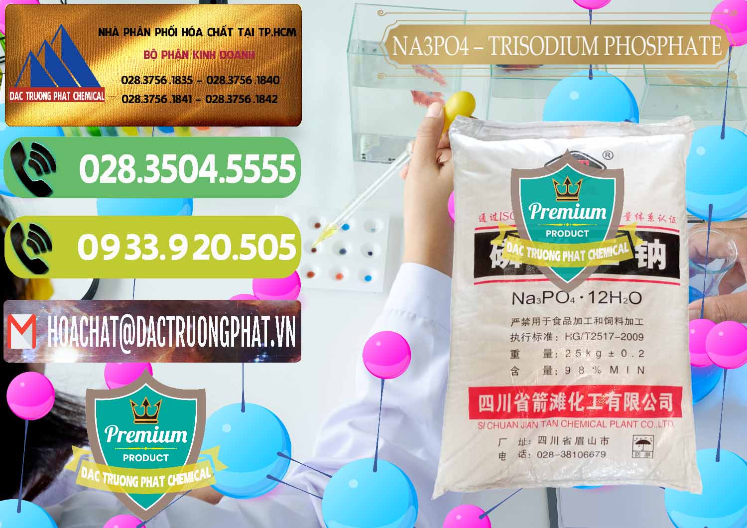 Nơi nhập khẩu và bán Na3PO4 – Trisodium Phosphate Trung Quốc China JT - 0102 - Phân phối - cung cấp hóa chất tại TP.HCM - hoachatmientay.vn