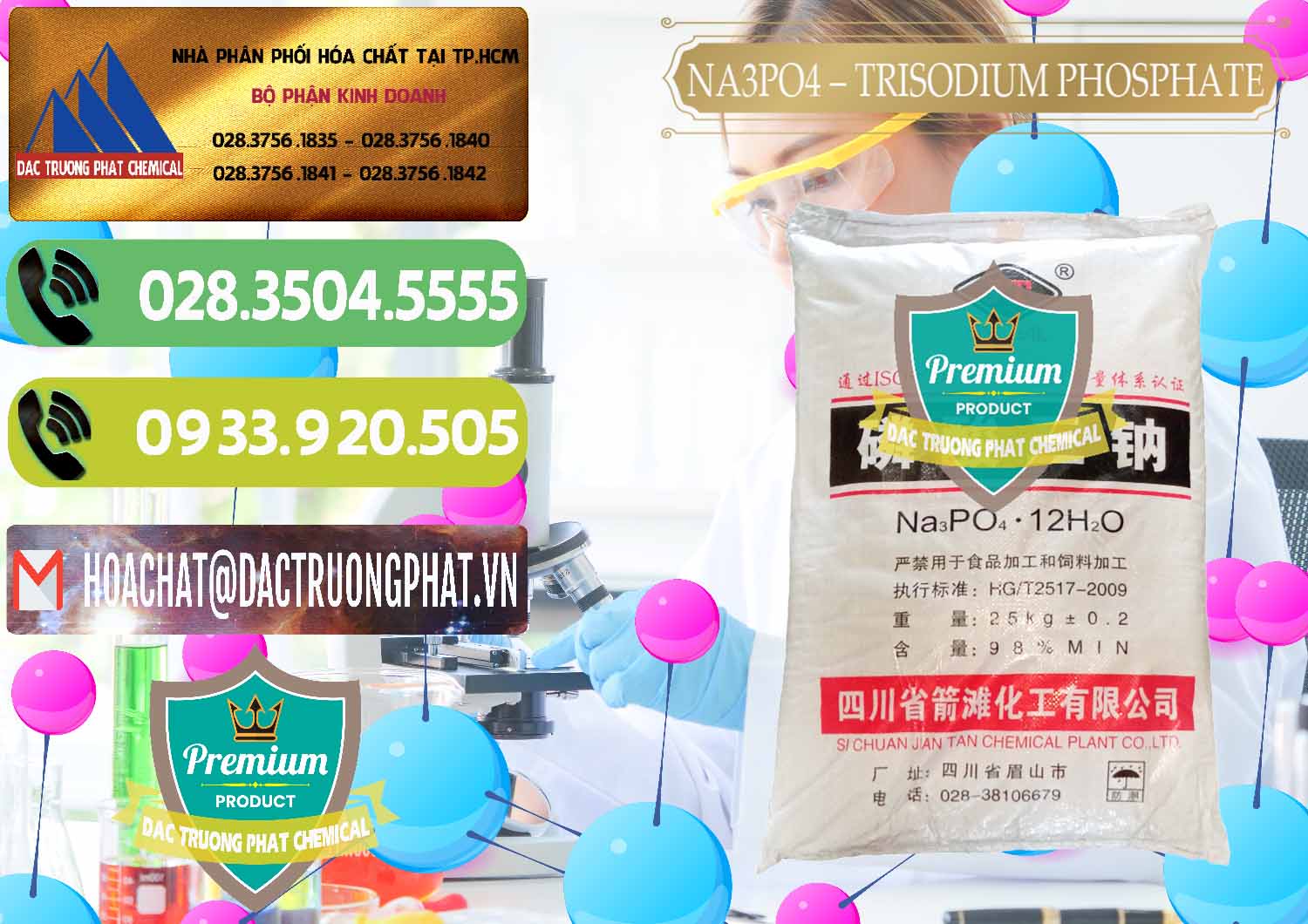 Đơn vị kinh doanh _ bán Na3PO4 – Trisodium Phosphate Trung Quốc China JT - 0102 - Phân phối ( cung ứng ) hóa chất tại TP.HCM - hoachatmientay.vn