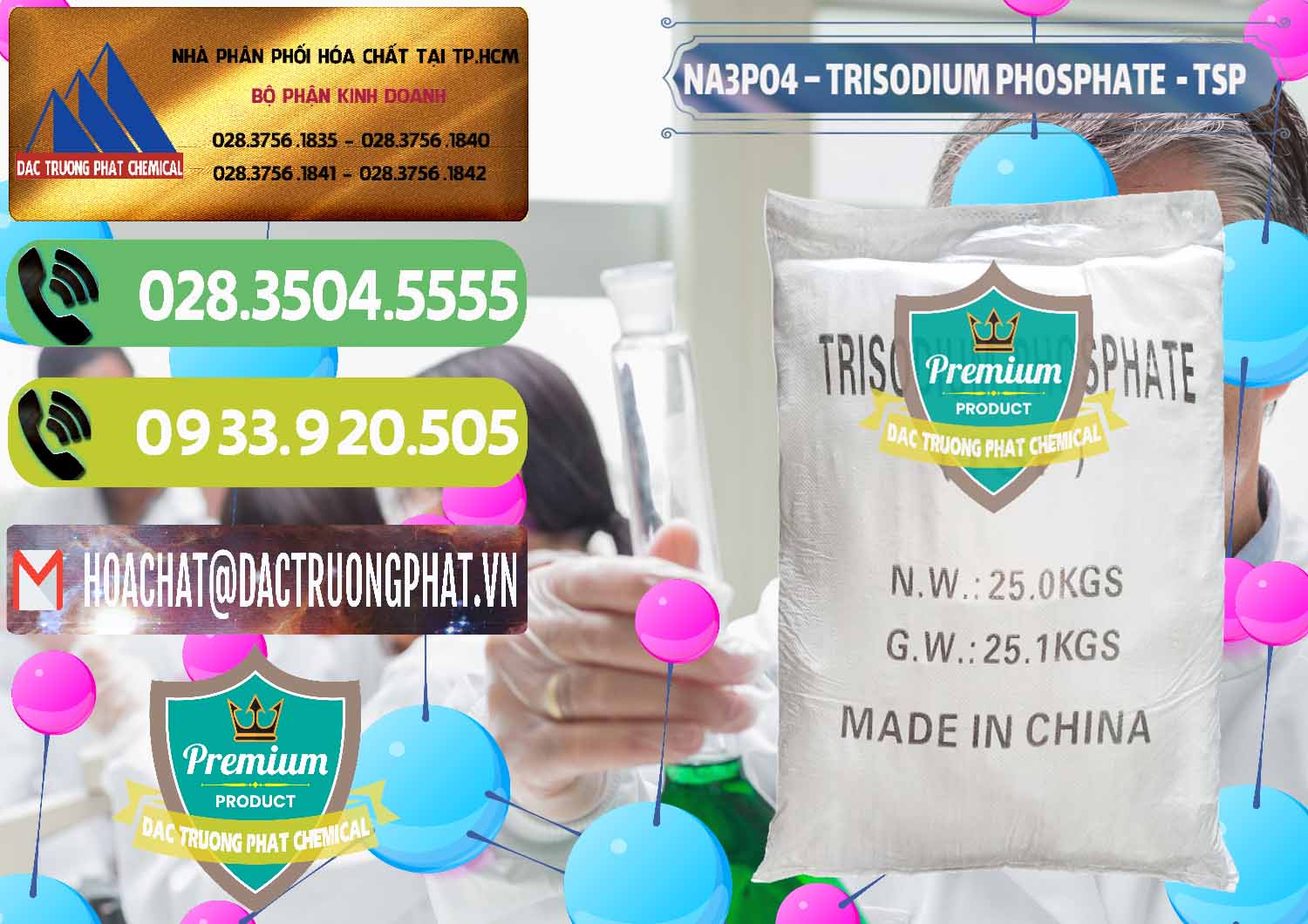 Cty chuyên bán và cung cấp Na3PO4 – Trisodium Phosphate Trung Quốc China TSP - 0103 - Công ty chuyên cung cấp _ kinh doanh hóa chất tại TP.HCM - hoachatmientay.vn