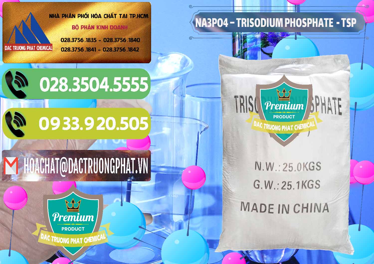 Cty chuyên cung ứng và bán Na3PO4 – Trisodium Phosphate Trung Quốc China TSP - 0103 - Chuyên phân phối ( cung cấp ) hóa chất tại TP.HCM - hoachatmientay.vn