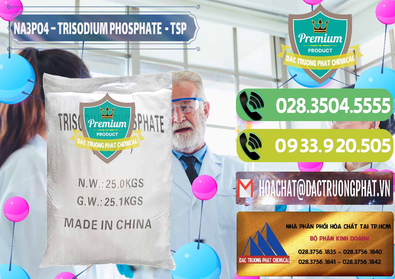 Cty chuyên kinh doanh » bán hóa chất Trisodium photphat Dạng Bột # Sodium Phosphate TSP Trung Quốc China tại An Giang Nơi bán Na3PO4 – Trisodium Phosphate Trung Quốc China TSP - 0103 - Công ty chuyên cung cấp và bán hóa chất tại TP.HCM - hoachatmientay.vn