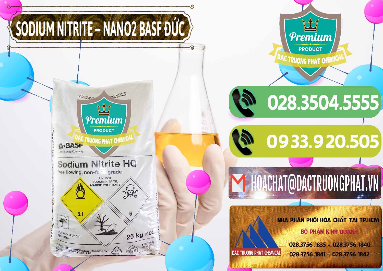 Nơi cung ứng _ bán Sodium Nitrite - NANO2 Đức BASF Germany - 0148 - Cty cung cấp - kinh doanh hóa chất tại TP.HCM - hoachatmientay.vn