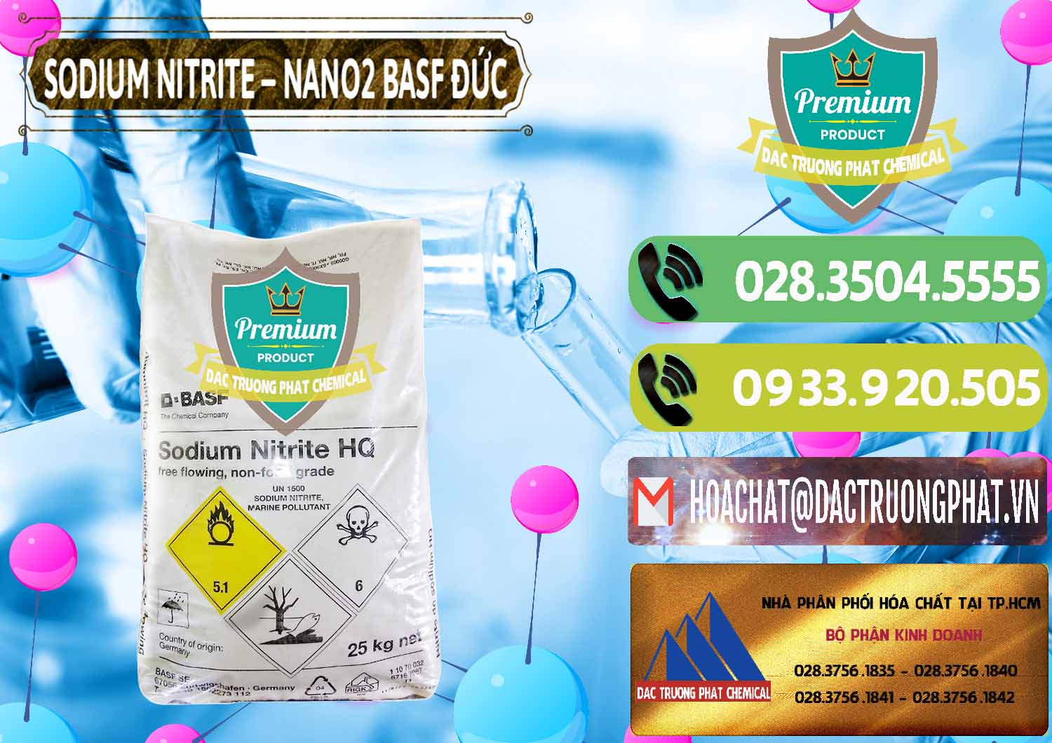 Nhập khẩu và bán Sodium Nitrite - NANO2 Đức BASF Germany - 0148 - Đơn vị nhập khẩu ( cung cấp ) hóa chất tại TP.HCM - hoachatmientay.vn