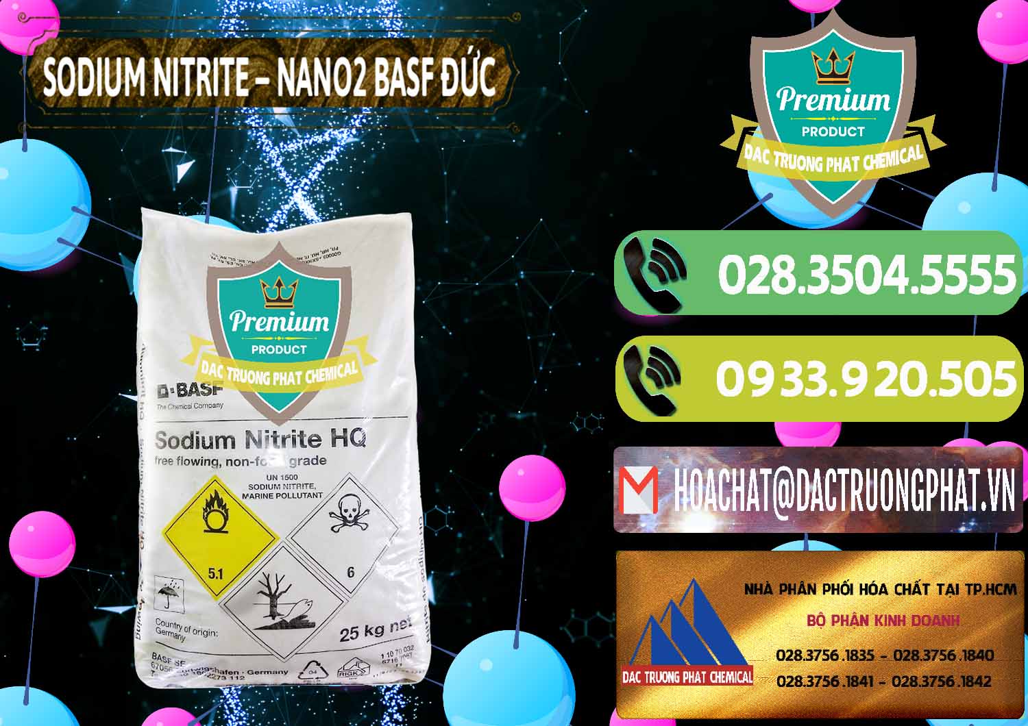 Công ty chuyên cung ứng & bán Sodium Nitrite - NANO2 Đức BASF Germany - 0148 - Cung cấp và phân phối hóa chất tại TP.HCM - hoachatmientay.vn