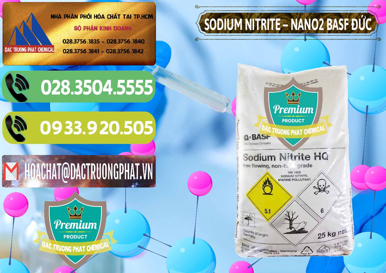 Cty chuyên kinh doanh & bán Sodium Nitrite - NANO2 Đức BASF Germany - 0148 - Công ty bán ( cung cấp ) hóa chất tại TP.HCM - hoachatmientay.vn