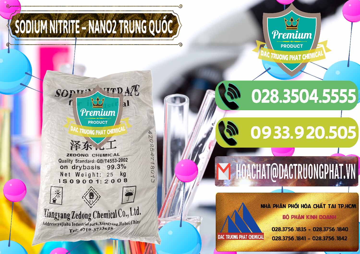Cty kinh doanh & bán Sodium Nitrite - NANO2 Zedong Trung Quốc China - 0149 - Đơn vị cung cấp và phân phối hóa chất tại TP.HCM - hoachatmientay.vn