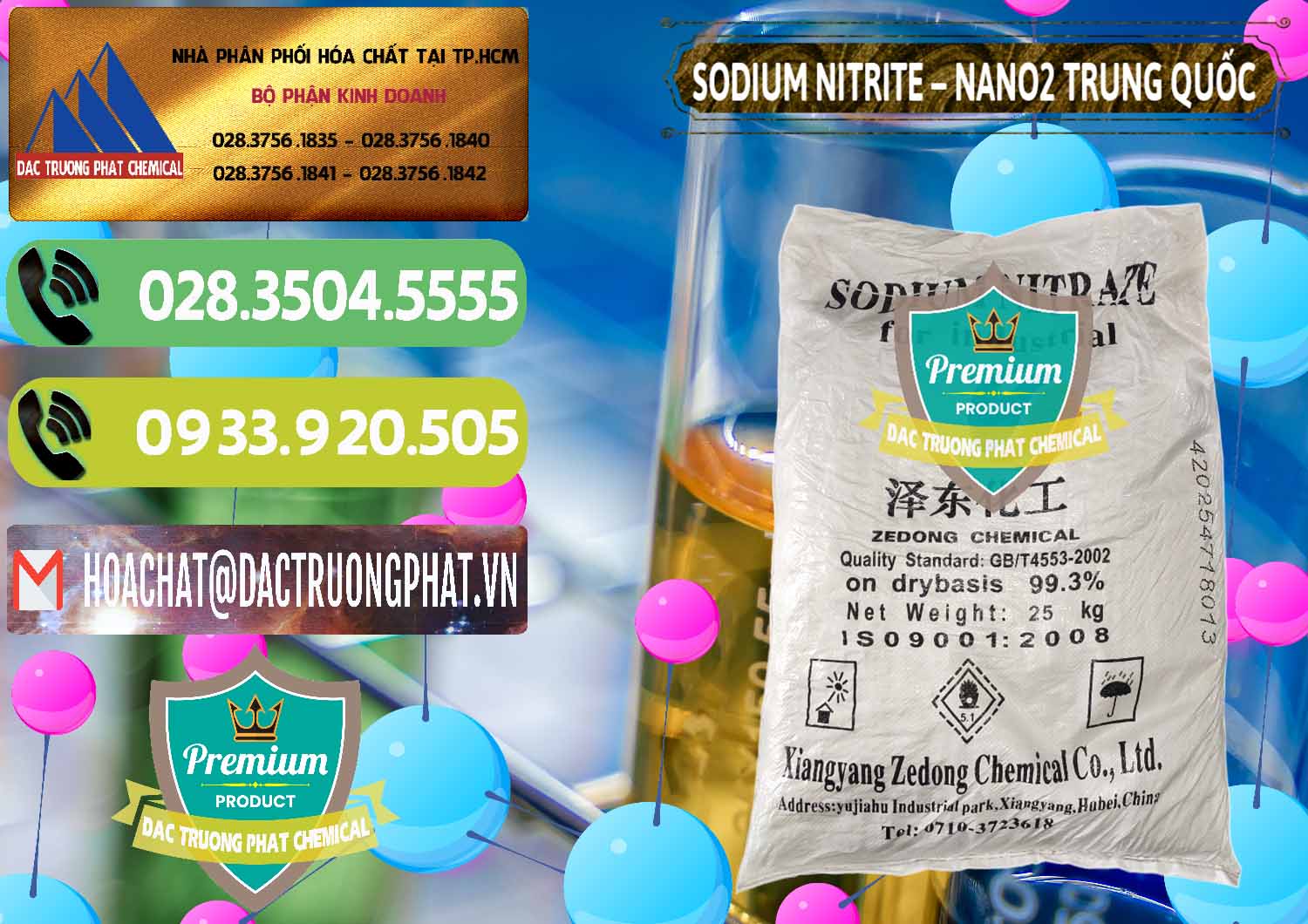 Nơi kinh doanh ( bán ) Sodium Nitrite - NANO2 Zedong Trung Quốc China - 0149 - Phân phối ( cung cấp ) hóa chất tại TP.HCM - hoachatmientay.vn