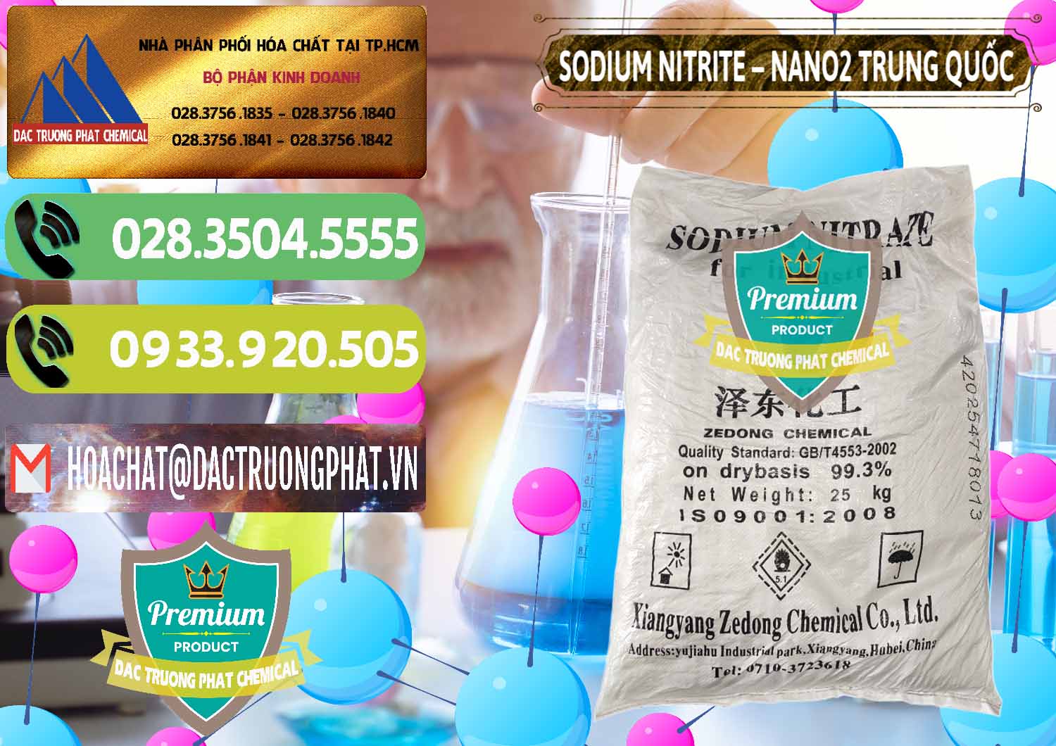 Cty cung ứng và bán Sodium Nitrite - NANO2 Zedong Trung Quốc China - 0149 - Cty chuyên bán ( cung cấp ) hóa chất tại TP.HCM - hoachatmientay.vn