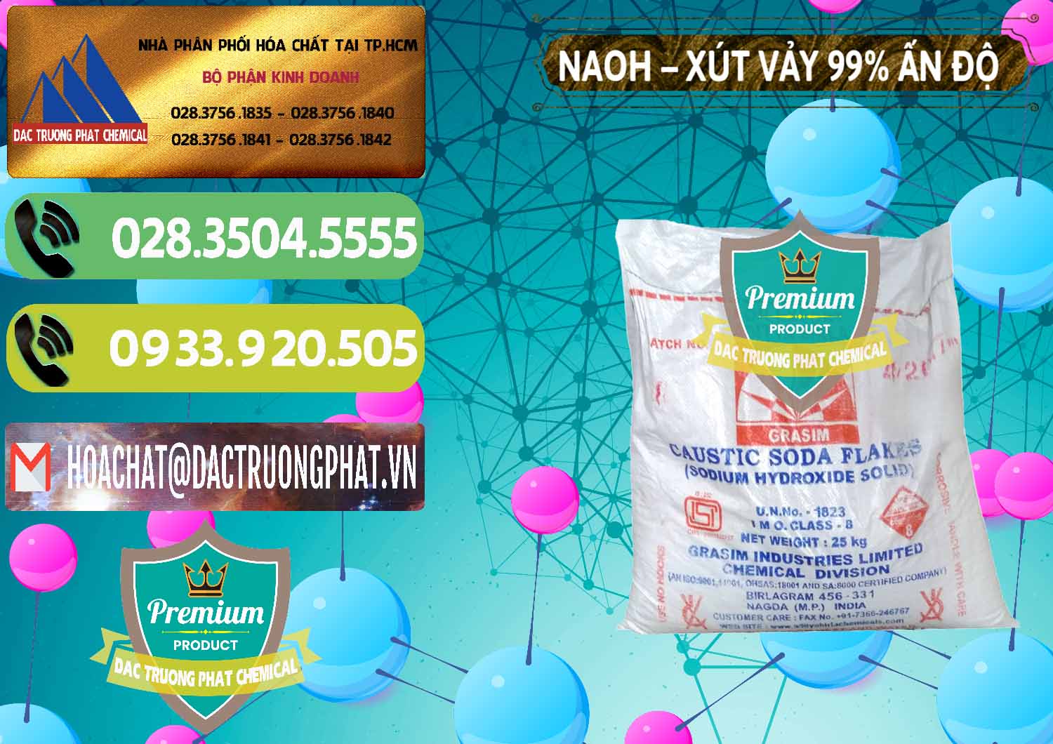Đơn vị chuyên cung ứng và bán Xút Vảy - NaOH Vảy 99% Aditya Birla Grasim Ấn Độ India - 0171 - Cty cung cấp và phân phối hóa chất tại TP.HCM - hoachatmientay.vn