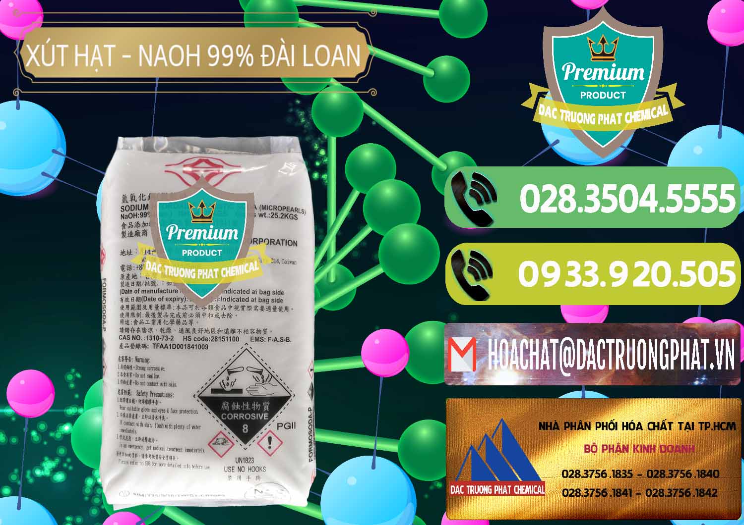 Cty chuyên nhập khẩu ( bán ) Xút Hạt - NaOH Bột 99% Đài Loan Taiwan Formosa - 0167 - Nơi chuyên bán - phân phối hóa chất tại TP.HCM - hoachatmientay.vn