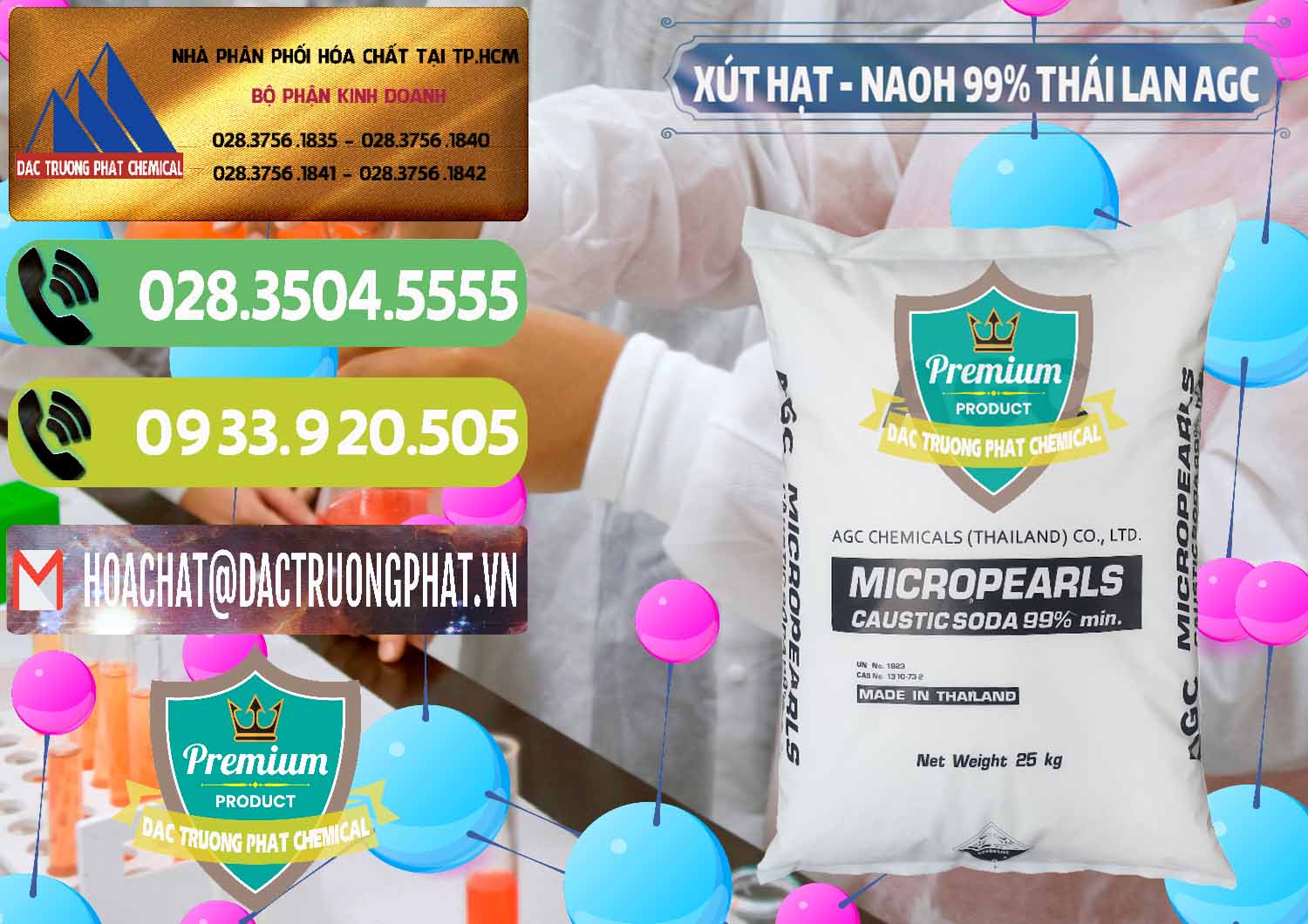 Đơn vị chuyên kinh doanh ( bán ) Xút Hạt - NaOH Bột 99% AGC Thái Lan - 0168 - Đơn vị cung cấp - kinh doanh hóa chất tại TP.HCM - hoachatmientay.vn