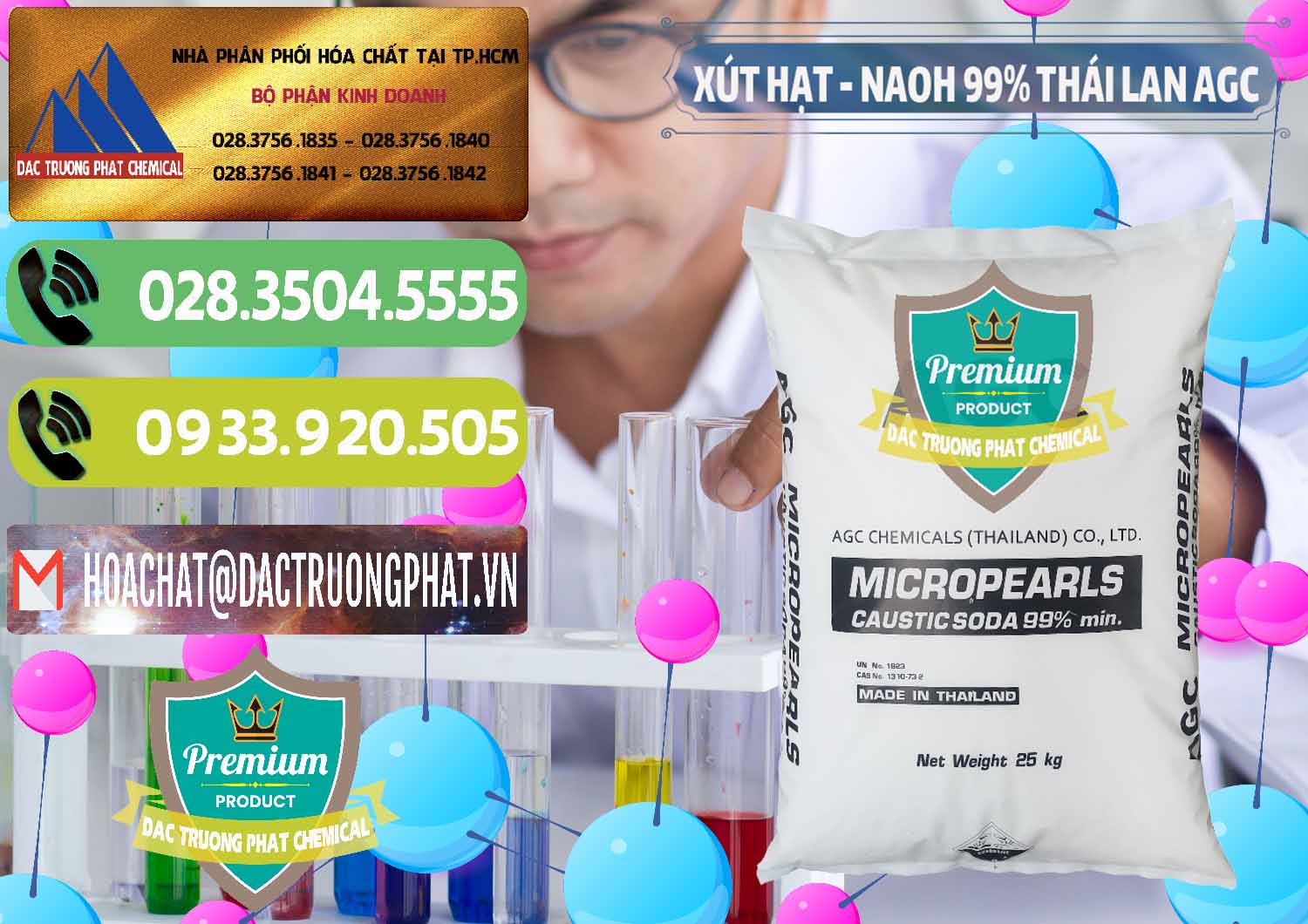 Nơi chuyên bán và cung ứng Xút Hạt - NaOH Bột 99% AGC Thái Lan - 0168 - Công ty chuyên phân phối ( cung ứng ) hóa chất tại TP.HCM - hoachatmientay.vn
