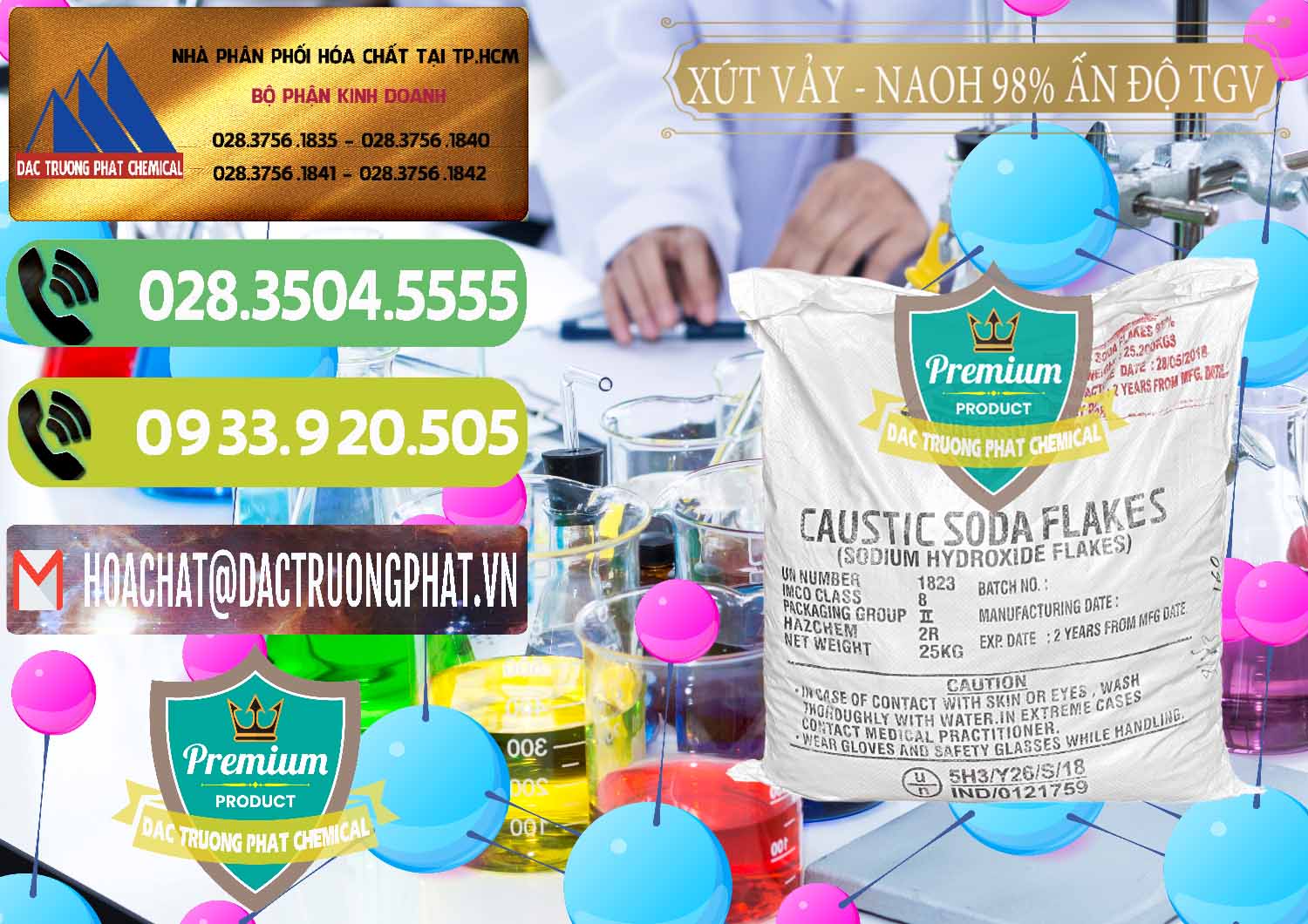 Cung cấp Œ bán hóa chất Caustic Soda Vảy Ø Natri Hydroxide Khô 98% TGV Ấn Độ India Cty bán & phân phối Xút Vảy - NaOH Vảy 98% TGV Ấn Độ India - 0169 - Cty phân phối - cung cấp hóa chất tại TP.HCM - hoachatmientay.vn