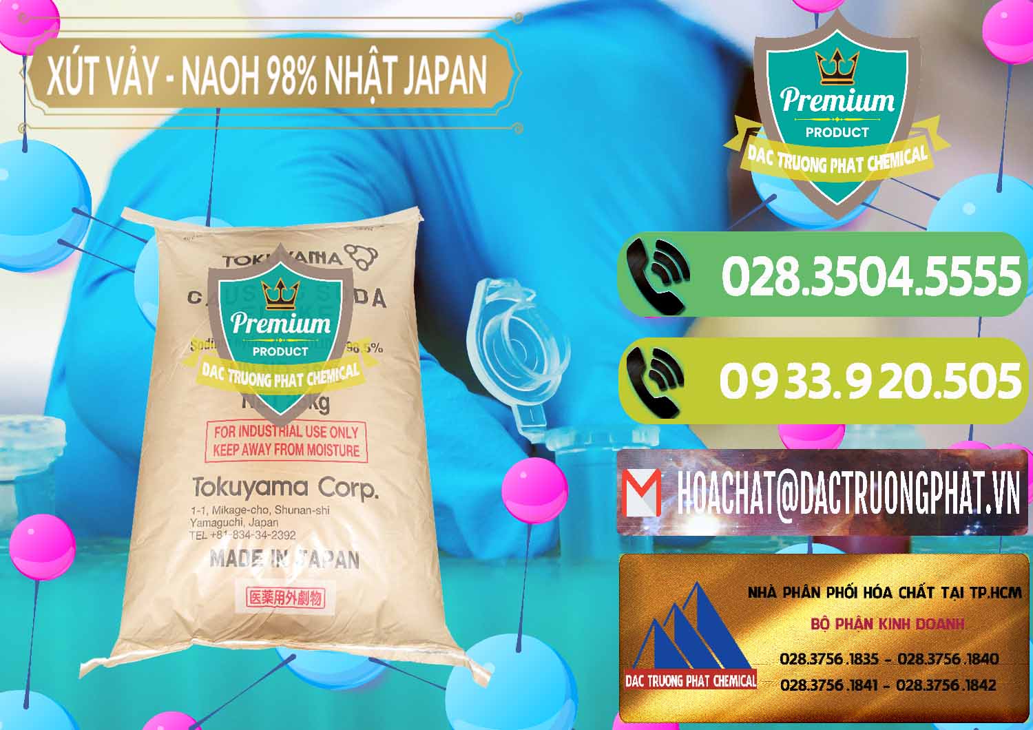 Nơi phân phối ( bán ) Xút Vảy - NaOH Vảy 98% Tokuyama Nhật Bản Japan - 0173 - Kinh doanh _ phân phối hóa chất tại TP.HCM - hoachatmientay.vn