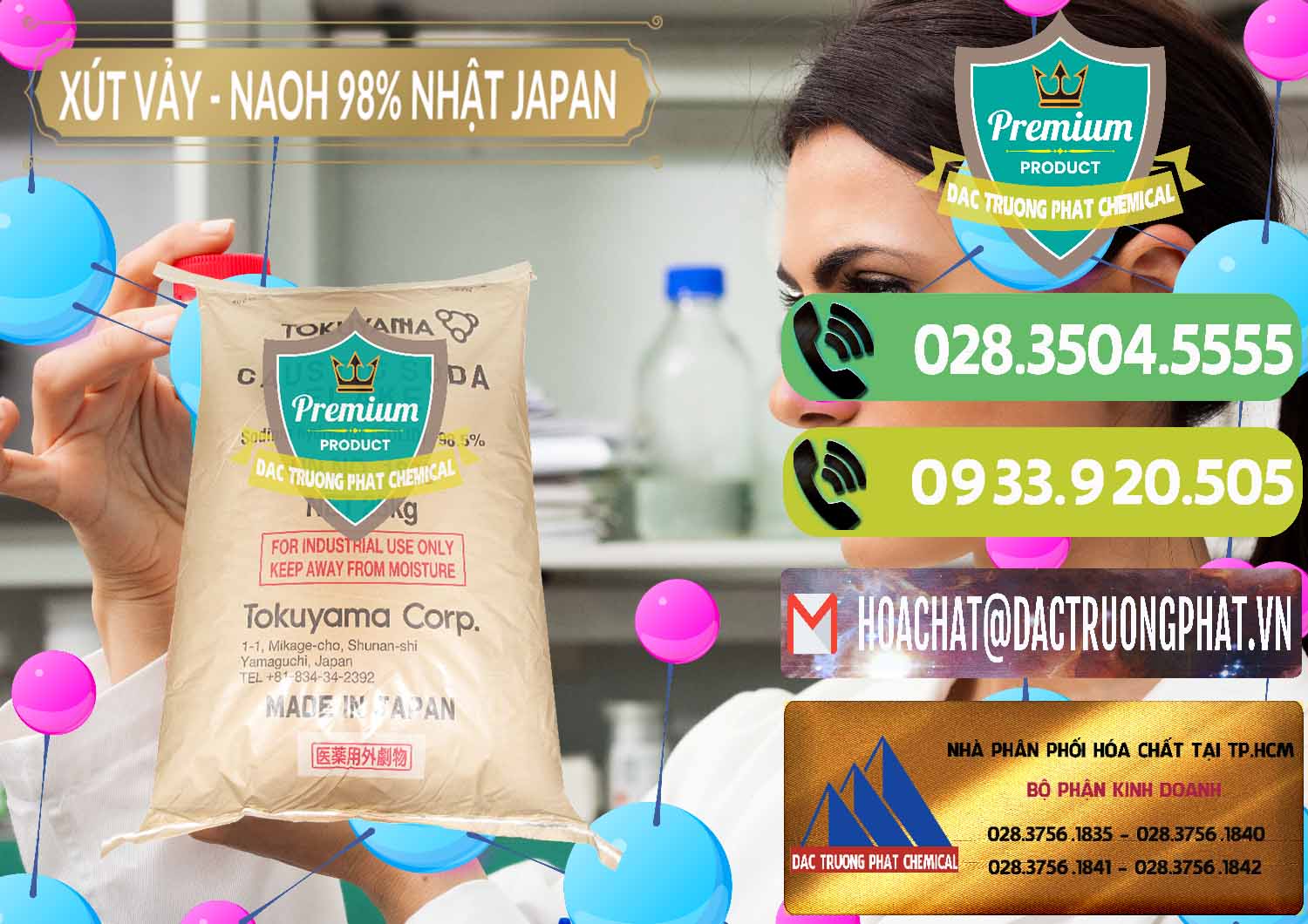 Nơi cung ứng - bán Xút Vảy - NaOH Vảy 98% Tokuyama Nhật Bản Japan - 0173 - Nơi chuyên nhập khẩu _ phân phối hóa chất tại TP.HCM - hoachatmientay.vn