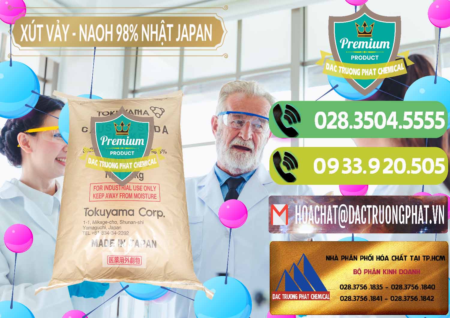 Nơi nhập khẩu ( bán ) Xút Vảy - NaOH Vảy 98% Tokuyama Nhật Bản Japan - 0173 - Công ty cung cấp ( bán ) hóa chất tại TP.HCM - hoachatmientay.vn