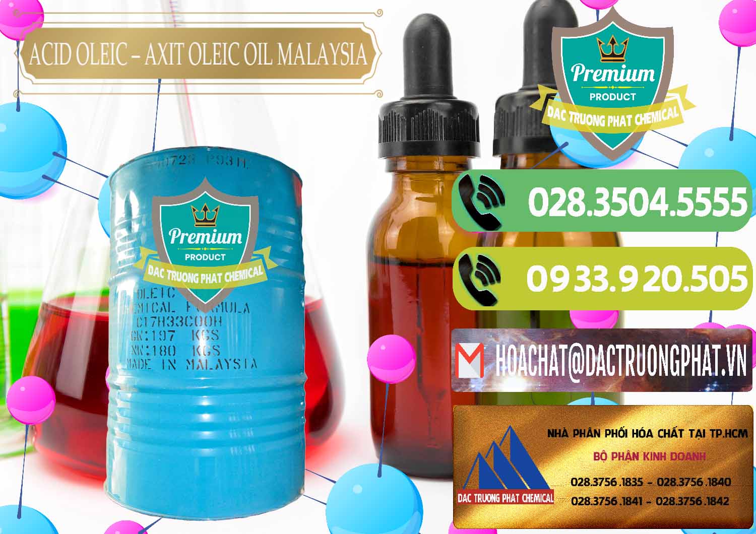 Công ty nhập khẩu _ bán Acid Oleic – Axit Oleic Oil Malaysia - 0013 - Phân phối & cung cấp hóa chất tại TP.HCM - hoachatmientay.vn