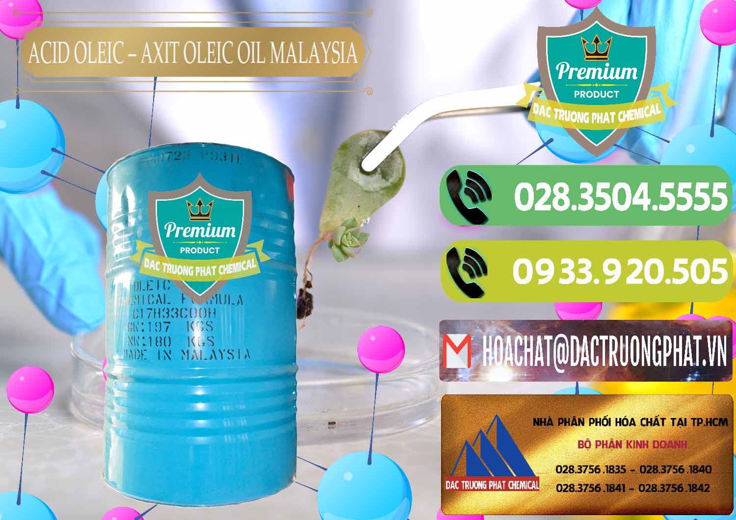 Công ty bán ( phân phối ) Acid Oleic – Axit Oleic Oil Malaysia - 0013 - Đơn vị kinh doanh và cung cấp hóa chất tại TP.HCM - hoachatmientay.vn