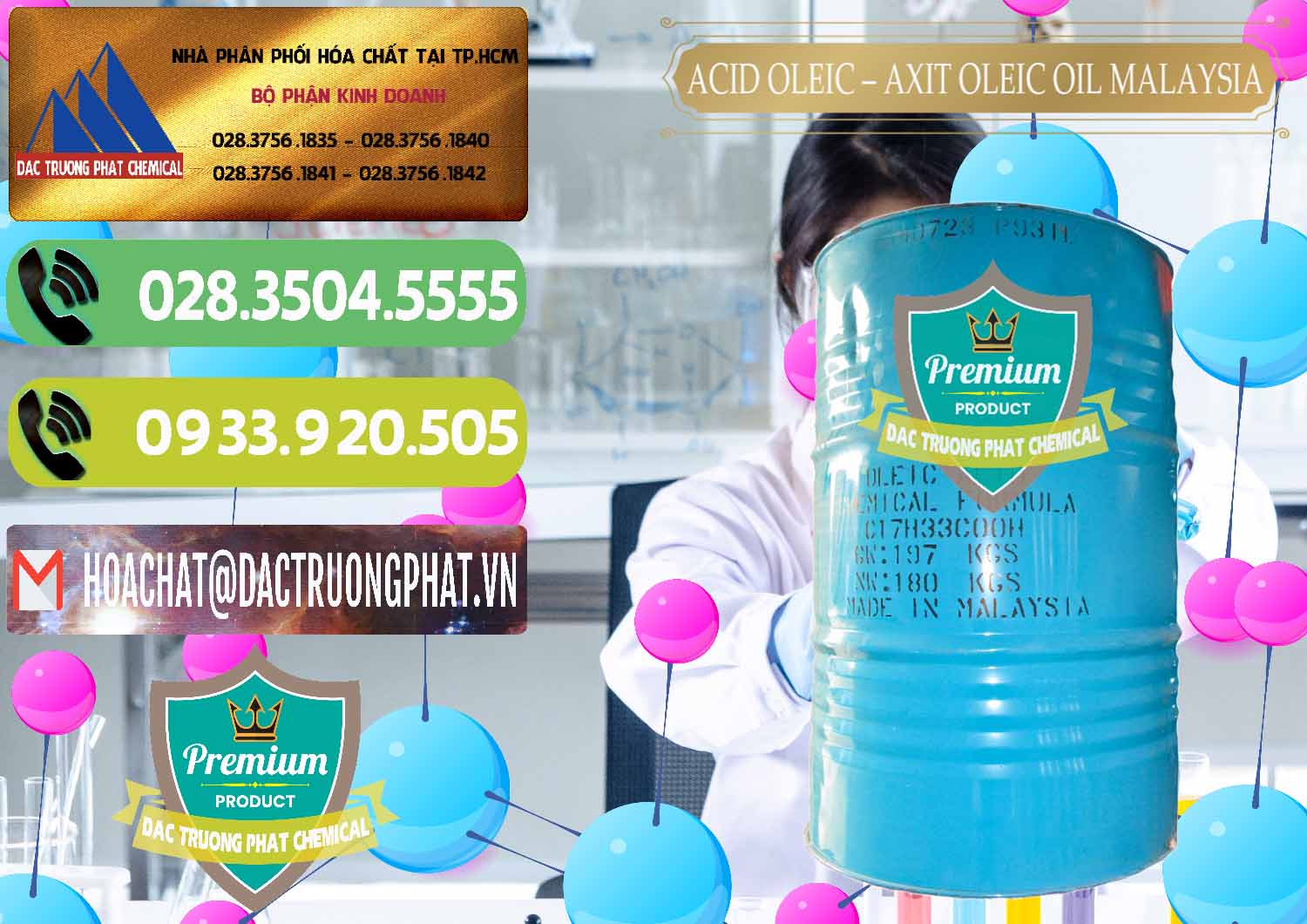 Chuyên kinh doanh - bán Acid Oleic – Axit Oleic Oil Malaysia - 0013 - Nơi cung cấp ( bán ) hóa chất tại TP.HCM - hoachatmientay.vn