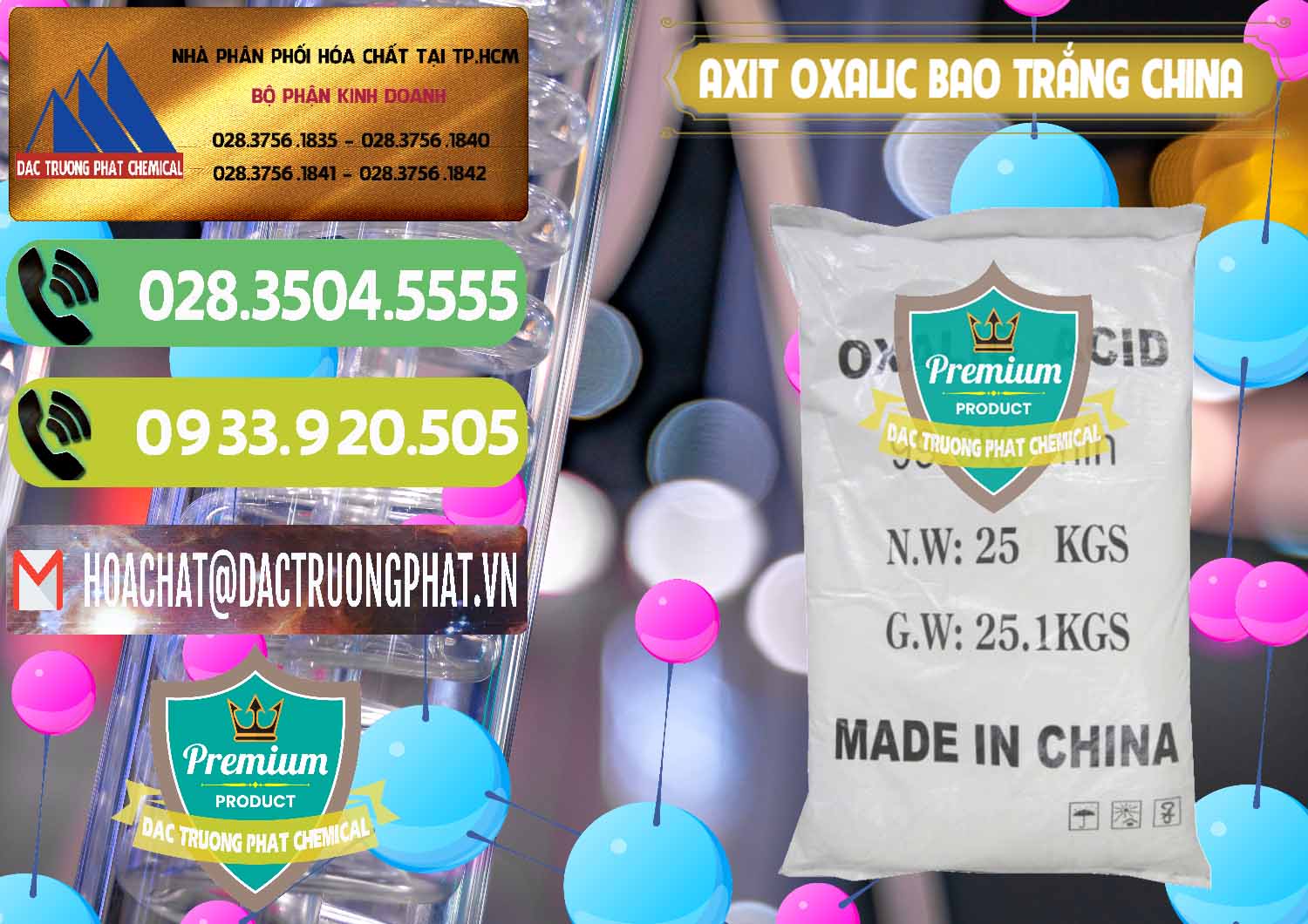 Công ty chuyên bán ( cung ứng ) Acid Oxalic – Axit Oxalic 99.6% Bao Trắng Trung Quốc China - 0270 - Nơi chuyên phân phối và cung ứng hóa chất tại TP.HCM - hoachatmientay.vn