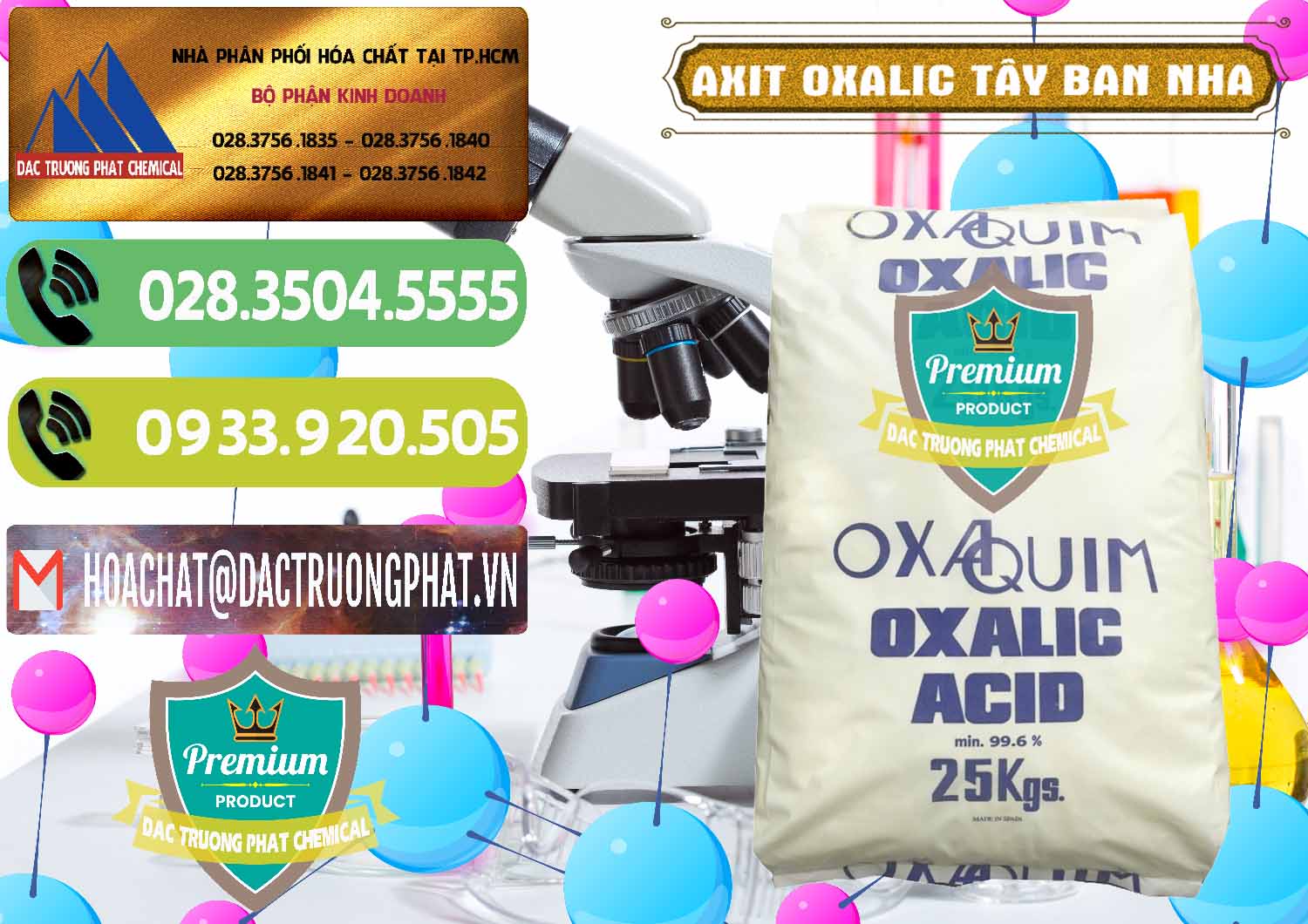 Công ty bán và cung cấp Acid Oxalic – Axit Oxalic 99.6% Tây Ban Nha Spain - 0269 - Nhà cung cấp & phân phối hóa chất tại TP.HCM - hoachatmientay.vn