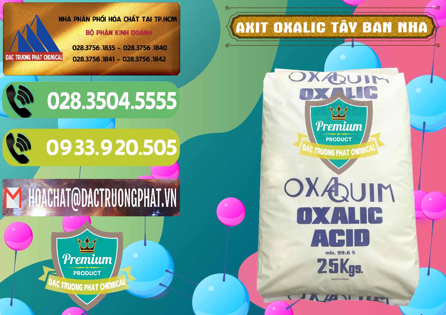 Công ty chuyên cung ứng - bán Acid Oxalic – Axit Oxalic 99.6% Tây Ban Nha Spain - 0269 - Nhà cung cấp - nhập khẩu hóa chất tại TP.HCM - hoachatmientay.vn