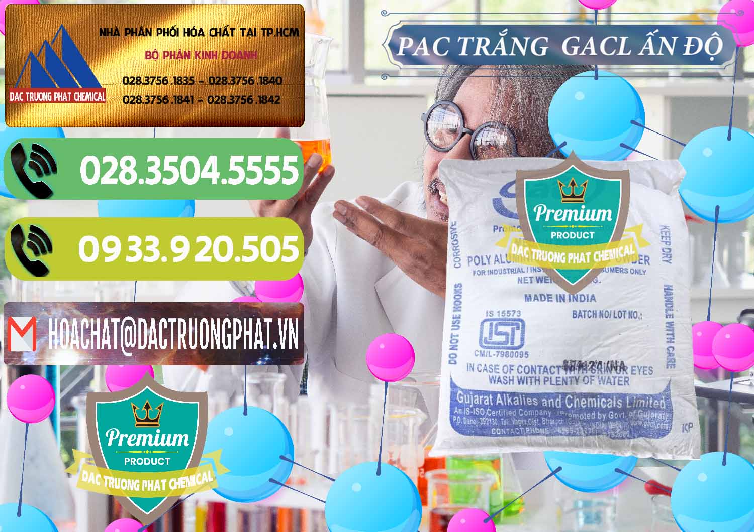 Công ty bán & phân phối PAC - Polyaluminium Chloride Trắng GACL Ấn Độ India - 0266 - Nơi phân phối _ nhập khẩu hóa chất tại TP.HCM - hoachatmientay.vn