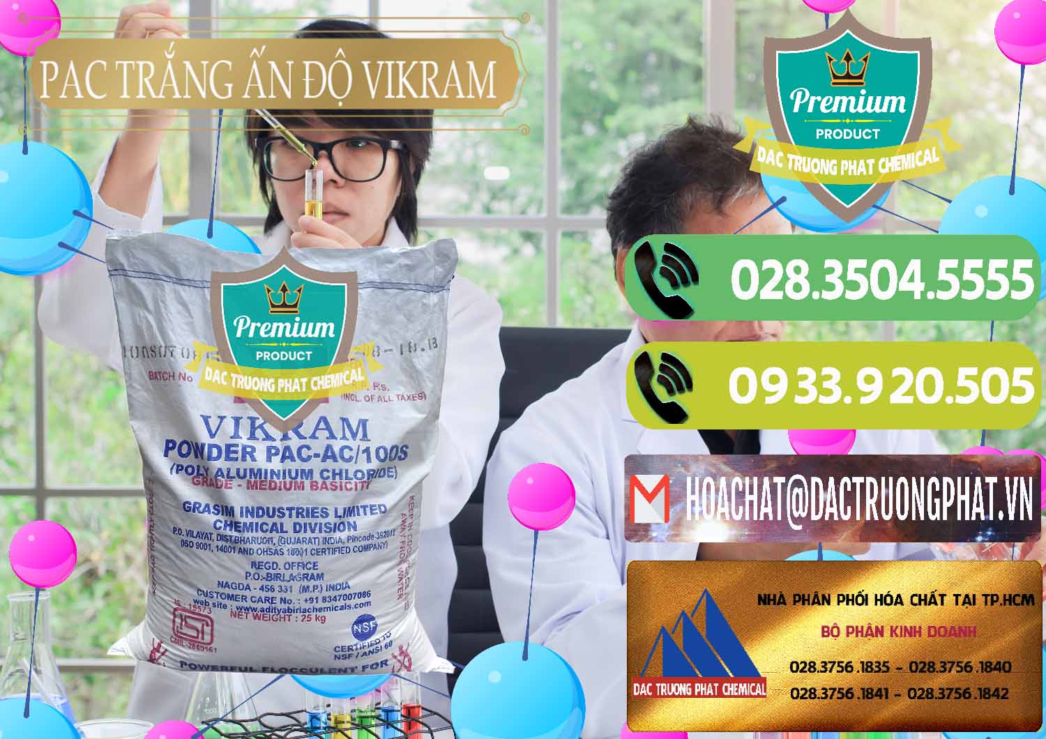 PAC - Polyaluminium Chloride Ấn Độ India Vikram Nơi bán - phân phối PAC - Polyaluminium Chloride Ấn Độ India Vikram - 0120 - Đơn vị kinh doanh & cung cấp hóa chất tại TP.HCM - hoachatmientay.vn
