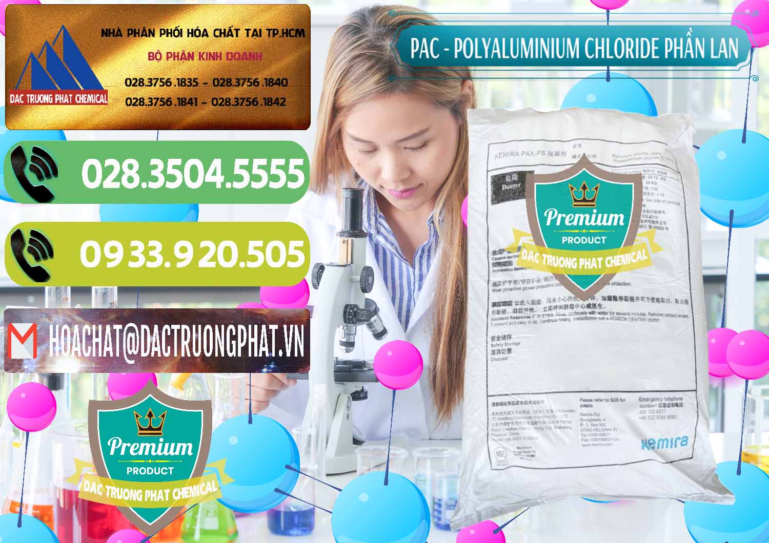 Chuyên bán - phân phối PAC - Polyaluminium Chloride Phần Lan Finland - 0383 - Chuyên nhập khẩu - phân phối hóa chất tại TP.HCM - hoachatmientay.vn