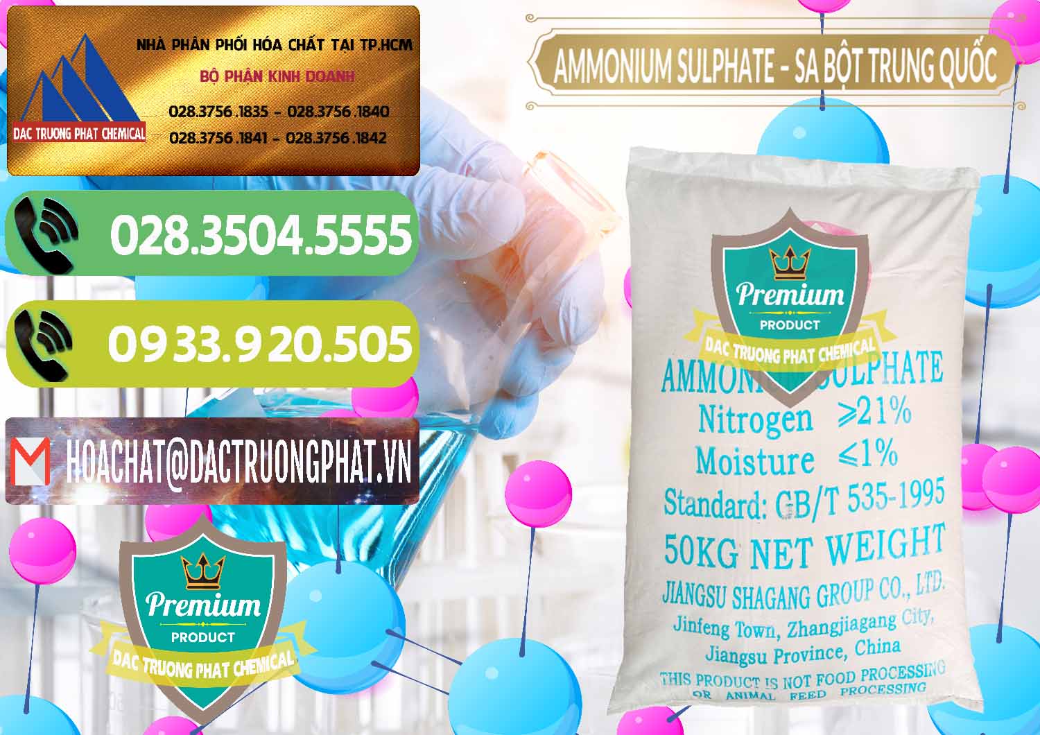 Phân phối ( bán ) Ammonium Sulphate – Phân Sa Trung Quốc China - 0024 - Chuyên phân phối & bán hóa chất tại TP.HCM - hoachatmientay.vn