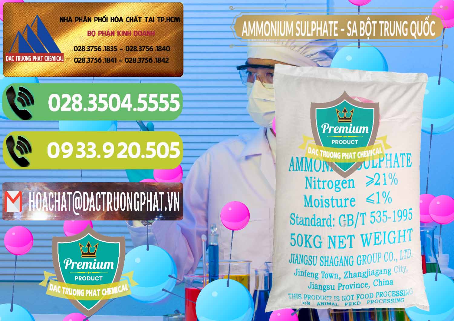 Nơi cung cấp _ bán Ammonium Sulphate – Phân Sa Trung Quốc China - 0024 - Cung cấp và phân phối hóa chất tại TP.HCM - hoachatmientay.vn