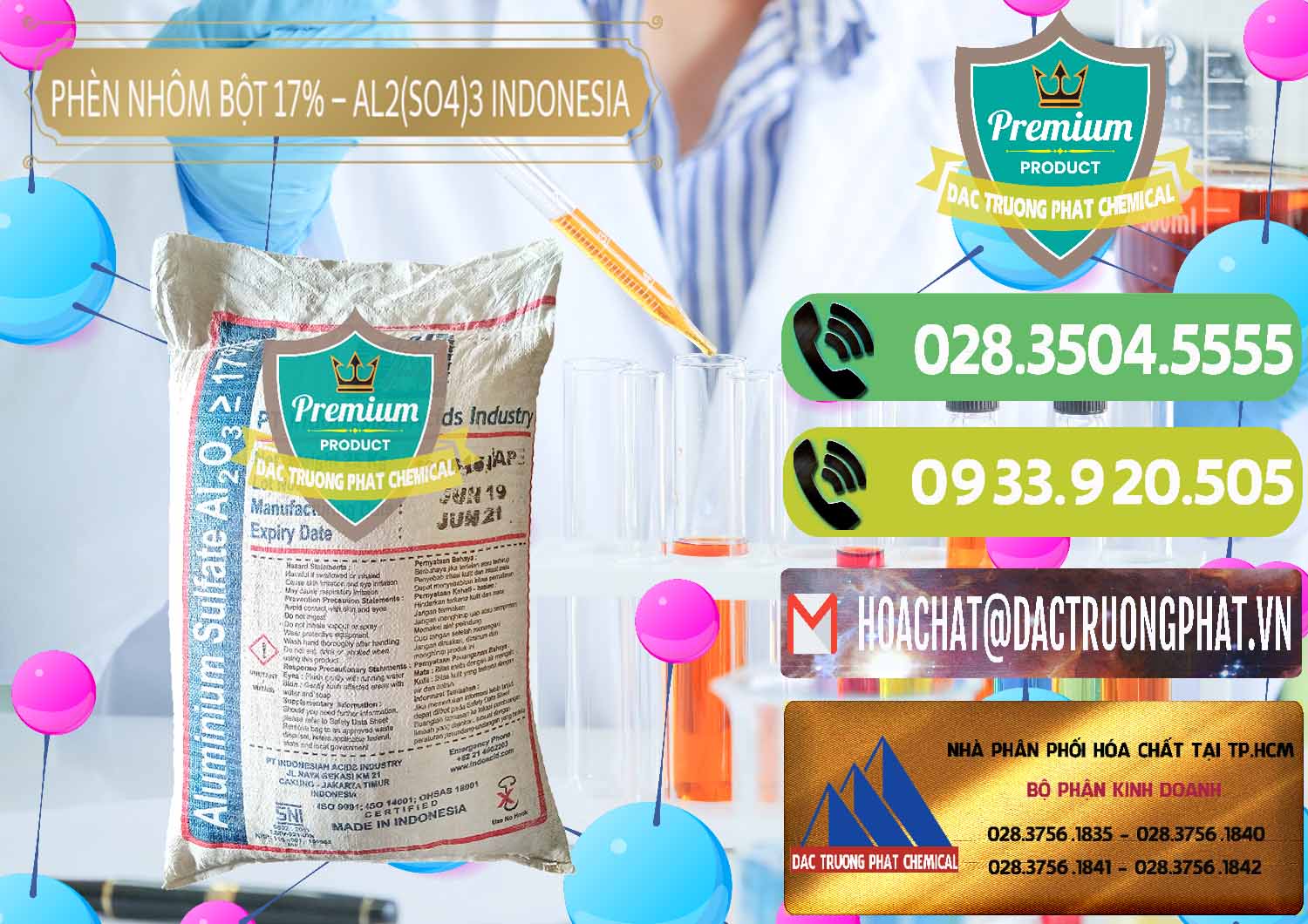 Nơi kinh doanh và bán Phèn Nhôm Bột - Al2(SO4)3 17% bao 25kg Indonesia - 0114 - Nhà phân phối ( nhập khẩu ) hóa chất tại TP.HCM - hoachatmientay.vn