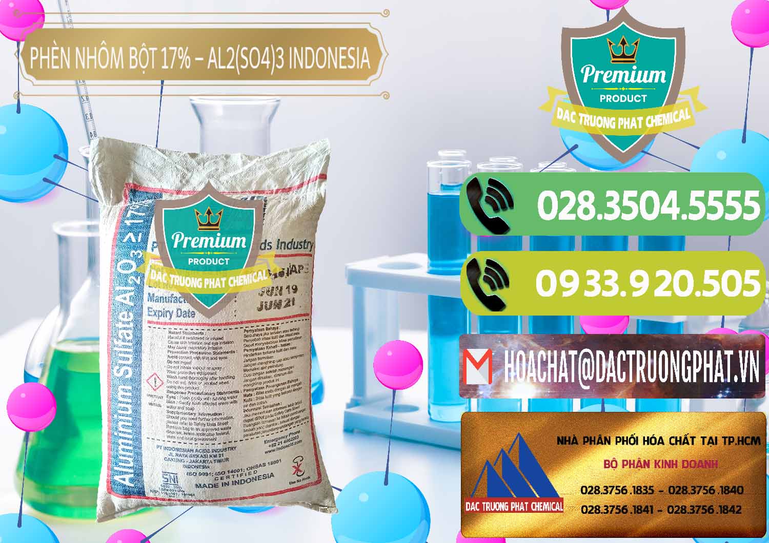 Cty chuyên cung ứng ( bán ) Phèn Nhôm Bột - Al2(SO4)3 17% bao 25kg Indonesia - 0114 - Cty kinh doanh ( cung cấp ) hóa chất tại TP.HCM - hoachatmientay.vn