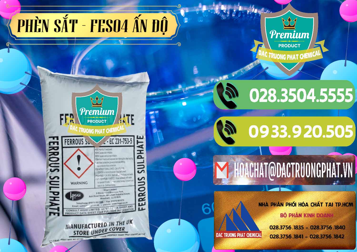 Đơn vị chuyên phân phối - bán Phèn Sắt - FeSO4.7H2O Ấn Độ India - 0354 - Cung cấp & kinh doanh hóa chất tại TP.HCM - hoachatmientay.vn