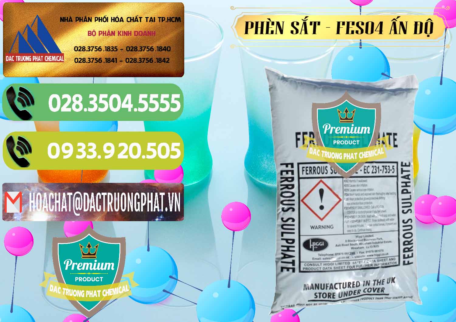 Chuyên phân phối ( bán ) Phèn Sắt - FeSO4.7H2O Ấn Độ India - 0354 - Đơn vị cung cấp _ bán hóa chất tại TP.HCM - hoachatmientay.vn