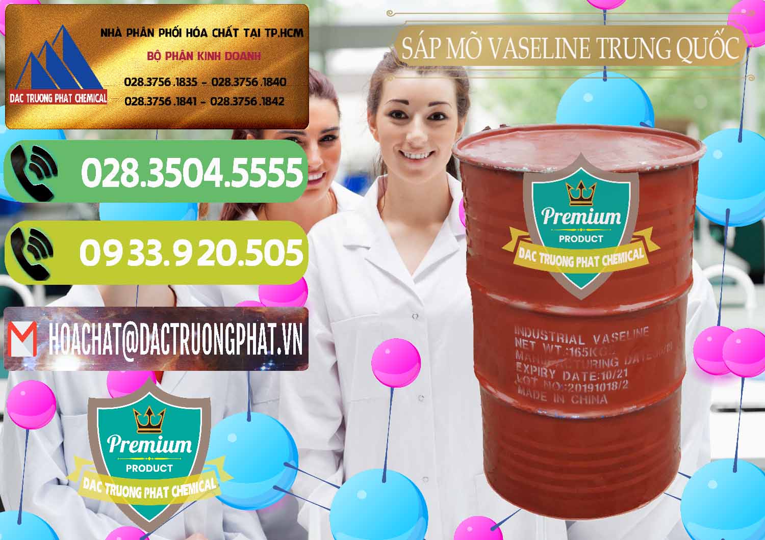 Công ty chuyên nhập khẩu - bán Sáp Mỡ Vaseline Trung Quốc China - 0122 - Nhà phân phối & cung cấp hóa chất tại TP.HCM - hoachatmientay.vn