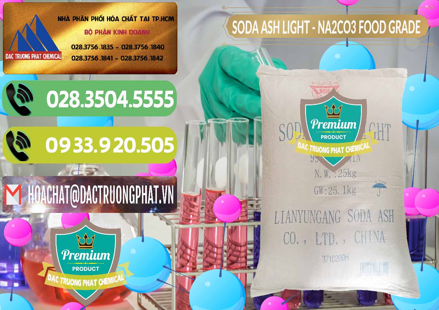 Phân phối - bán Soda Ash Light – NA2CO3 Food Grade Trung Quốc China - 0127 - Công ty chuyên cung cấp và kinh doanh hóa chất tại TP.HCM - hoachatmientay.vn