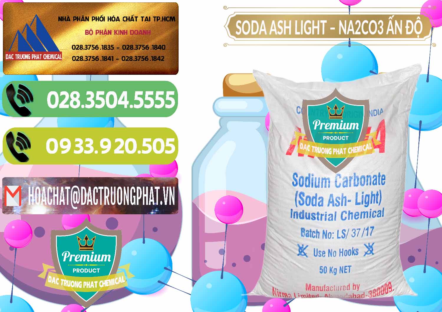 Nơi cung ứng ( bán ) Soda Ash Light - NA2CO3 Nirma Ấn Độ India - 0125 - Đơn vị bán & cung cấp hóa chất tại TP.HCM - hoachatmientay.vn