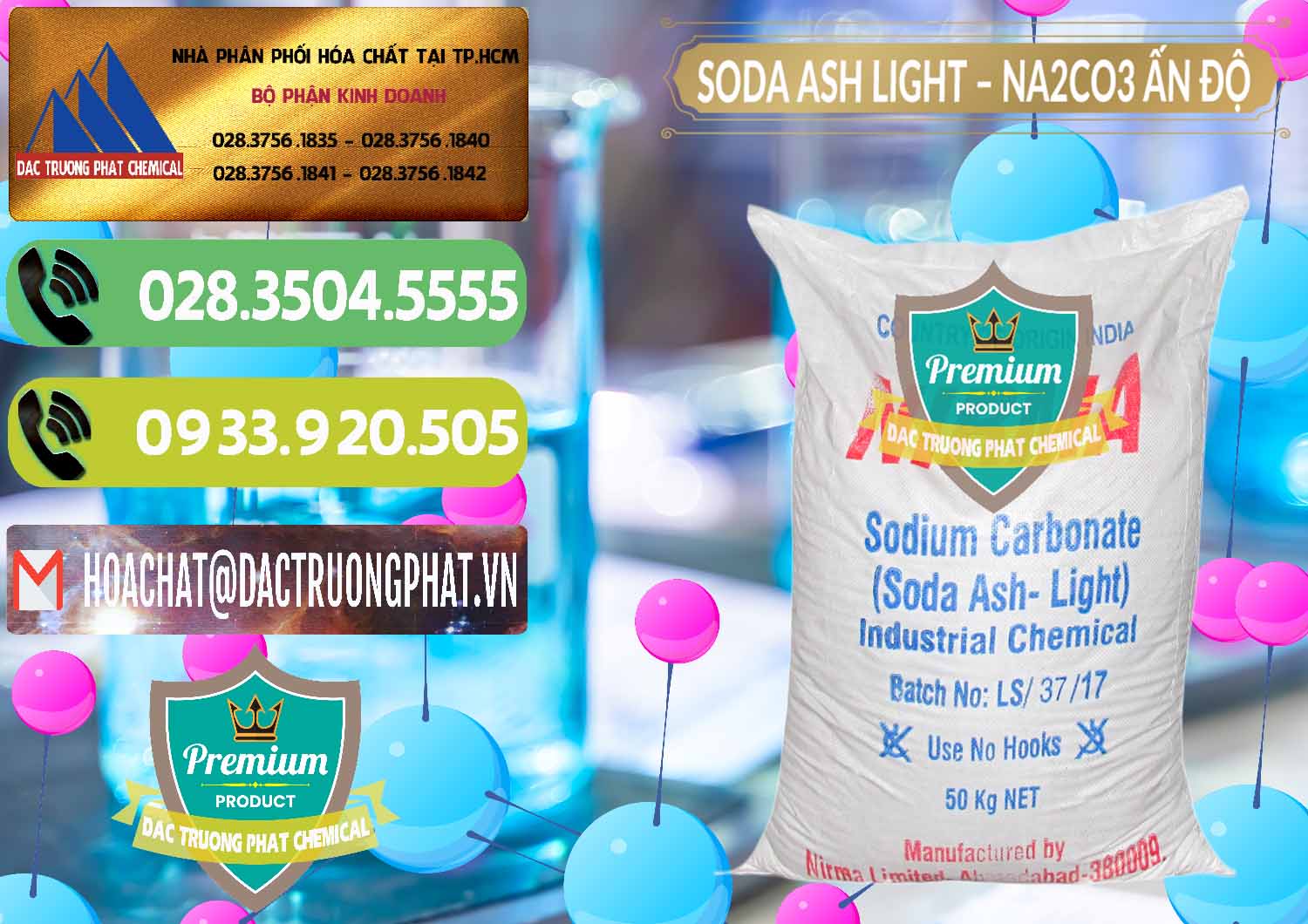 Nơi chuyên phân phối ( bán ) Soda Ash Light - NA2CO3 Nirma Ấn Độ India - 0125 - Nơi phân phối - cung ứng hóa chất tại TP.HCM - hoachatmientay.vn