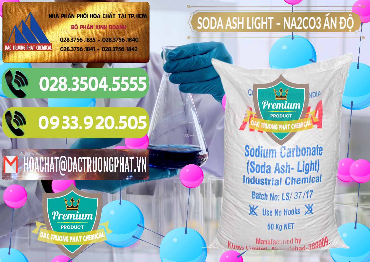 Chuyên phân phối ( bán ) Soda Ash Light - NA2CO3 Nirma Ấn Độ India - 0125 - Cty chuyên cung ứng _ phân phối hóa chất tại TP.HCM - hoachatmientay.vn