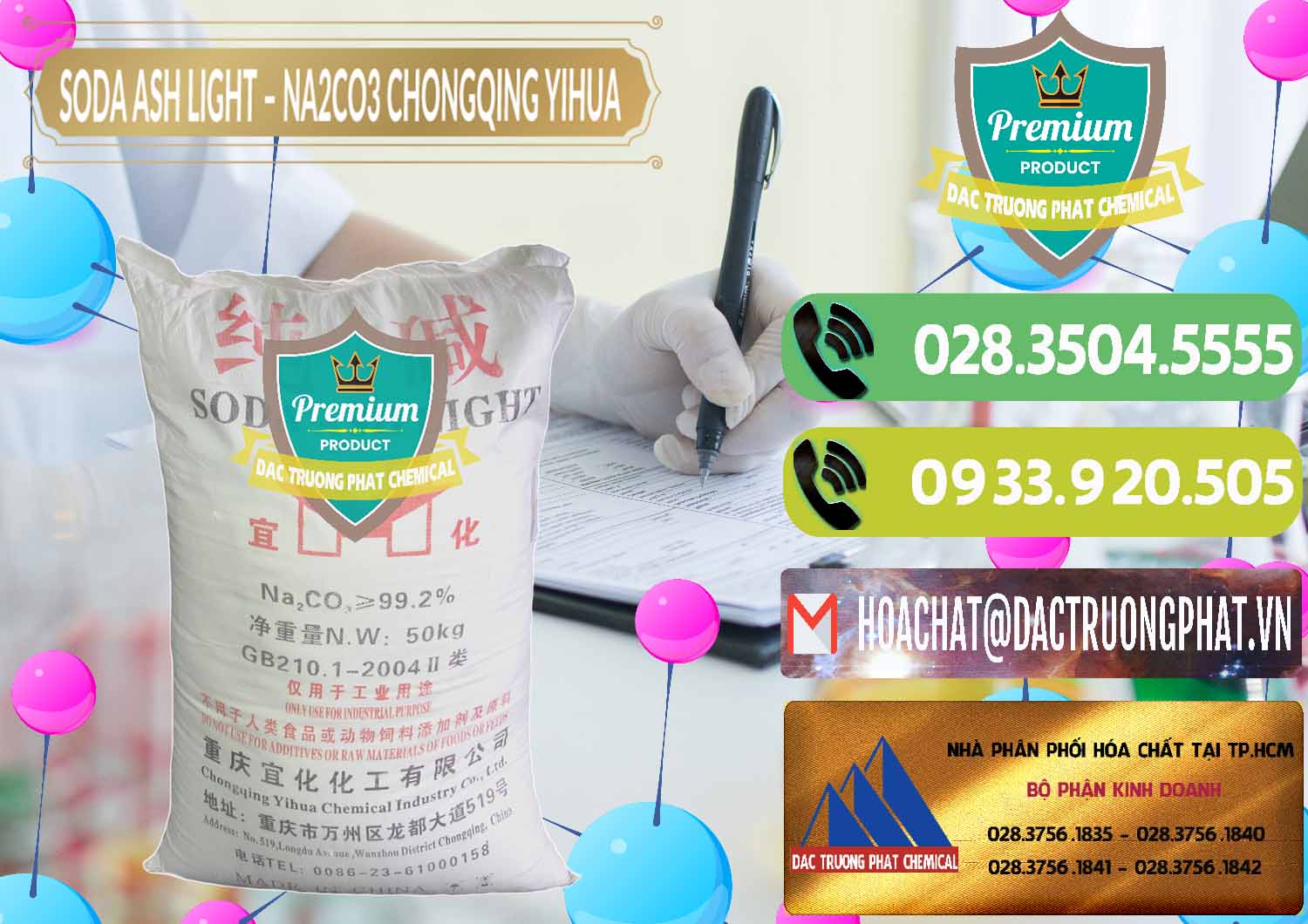 Nơi cung cấp & bán Soda Ash Light - NA2CO3 Chongqing Yihua Trung Quốc China - 0129 - Cty phân phối & kinh doanh hóa chất tại TP.HCM - hoachatmientay.vn