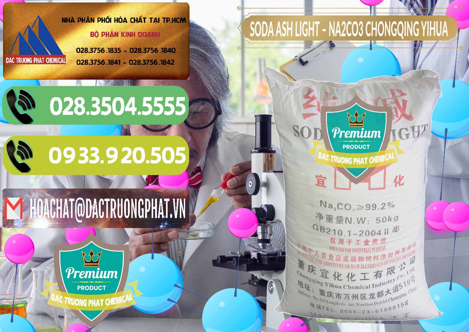 Bán và phân phối Soda Ash Light - NA2CO3 Chongqing Yihua Trung Quốc China - 0129 - Nhà cung ứng _ phân phối hóa chất tại TP.HCM - hoachatmientay.vn