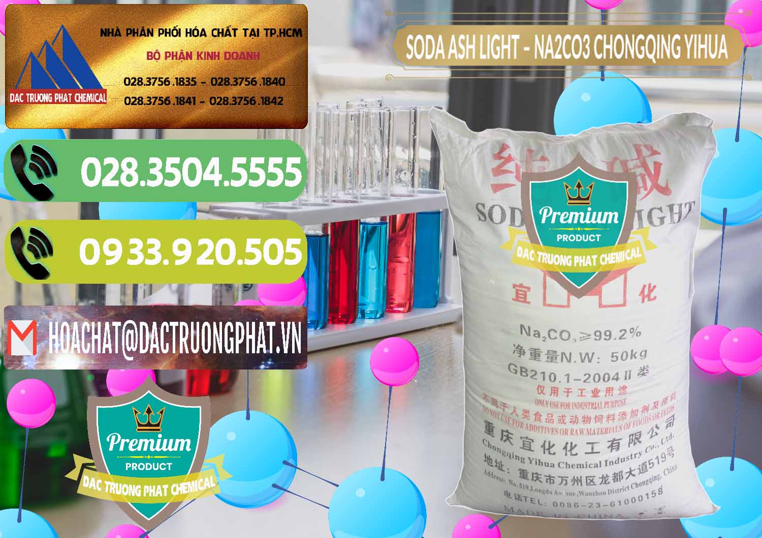 Đơn vị chuyên nhập khẩu _ bán Soda Ash Light - NA2CO3 Chongqing Yihua Trung Quốc China - 0129 - Đơn vị kinh doanh & phân phối hóa chất tại TP.HCM - hoachatmientay.vn