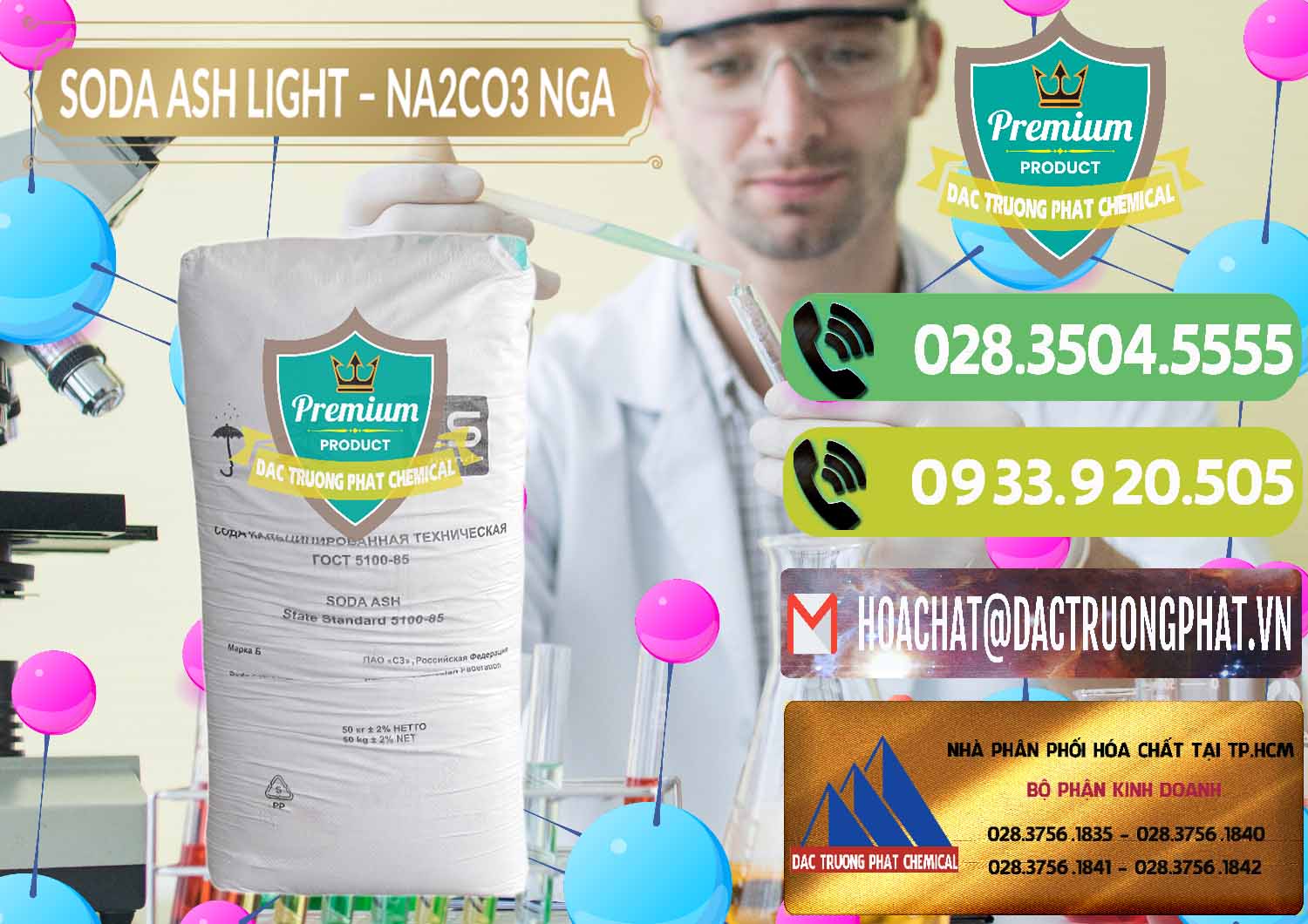 Cty chuyên cung cấp - bán Soda Ash Light - NA2CO3 Nga Russia - 0128 - Nhà cung cấp ( bán ) hóa chất tại TP.HCM - hoachatmientay.vn