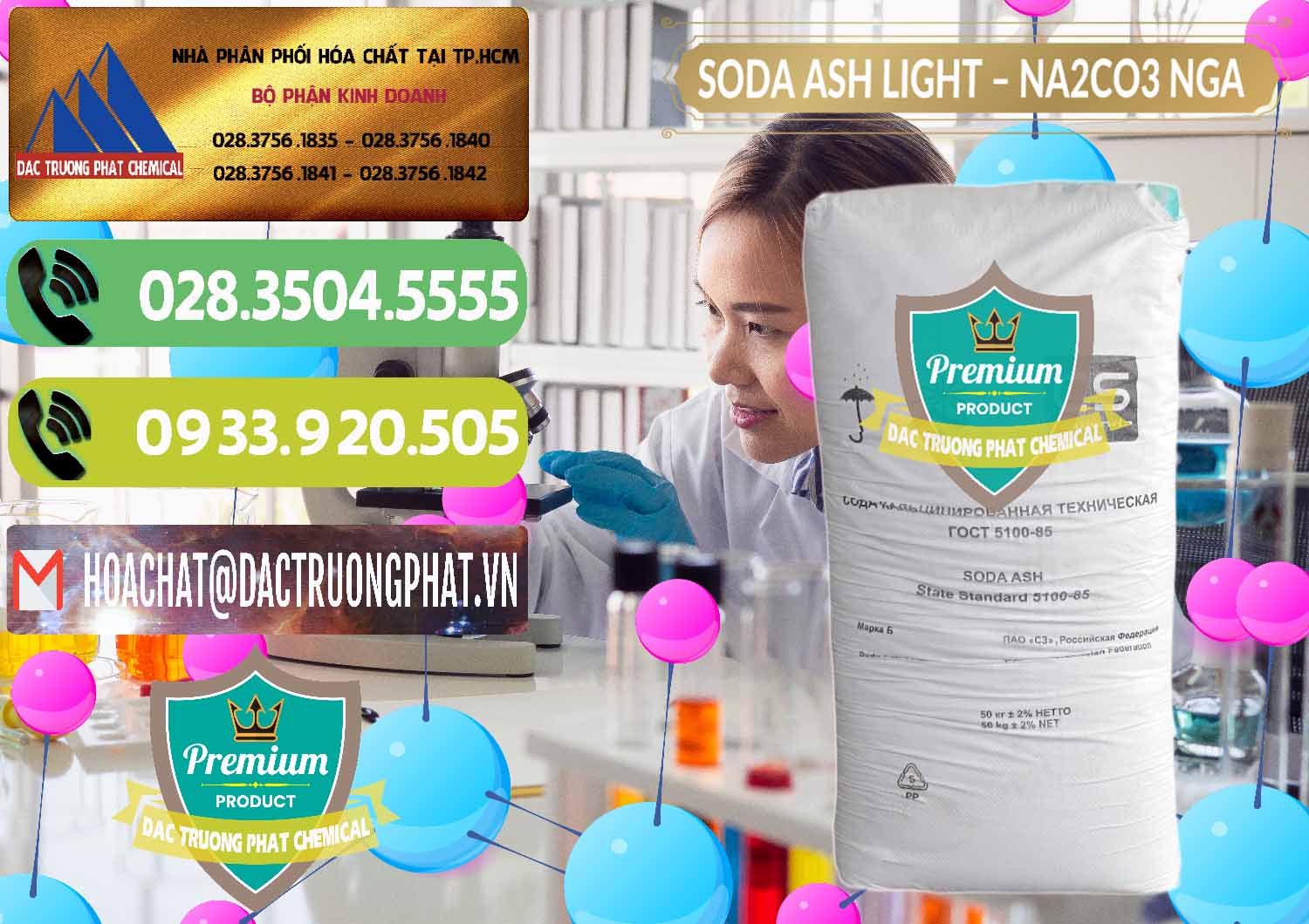 Đơn vị cung cấp - bán Soda Ash Light - NA2CO3 Nga Russia - 0128 - Chuyên bán - cung cấp hóa chất tại TP.HCM - hoachatmientay.vn