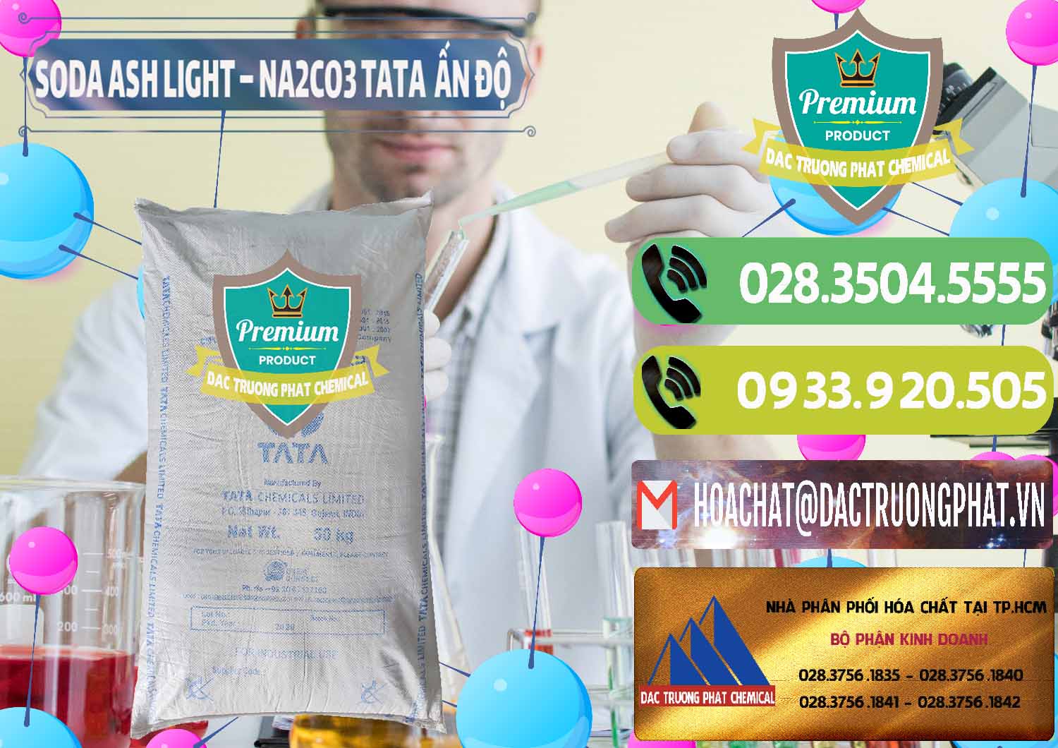 Công ty chuyên kinh doanh & bán Soda Ash Light - NA2CO3 TATA Ấn Độ India - 0132 - Phân phối - cung ứng hóa chất tại TP.HCM - hoachatmientay.vn