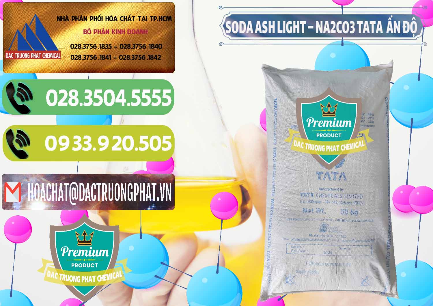 Công ty chuyên kinh doanh - bán Soda Ash Light - NA2CO3 TATA Ấn Độ India - 0132 - Công ty cung cấp - phân phối hóa chất tại TP.HCM - hoachatmientay.vn